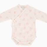 BEBE ORGANIC MARIE WRAP ONESIE (3M-9M)