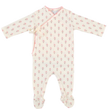 BEBE ORGANIC MORA WRAP OVERALL W/BONNET (NB-9M)