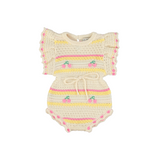 BEBE ORGANIC PALOMA ROMPER (6M-24M)