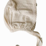 BEBE ORGANIC POINTELLE BONNET (NB-6M)