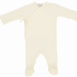 BEBE ORGANIC POINTELLE WRAP OVERALLS(NB-6M)