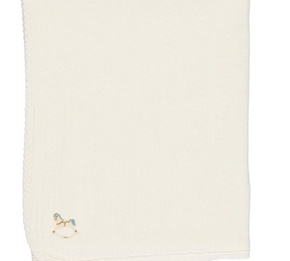 BEBE ORGANIC ROCKING HORSE BLANKET (OS)