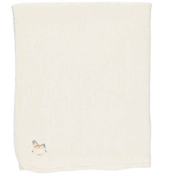 BEBE ORGANIC ROCKING HORSE BLANKET (OS)