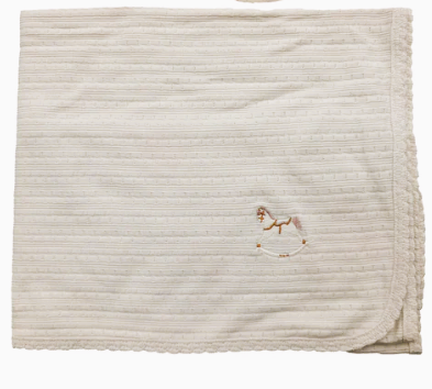 BEBE ORGANIC ROCKING HORSE BLANKET (OS)