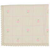 BEBE ORGANIC ROSIE JACQUARD BLANKET (OS)