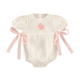 BEBE ORGANIC ROSE ROMPER (6M-24M)
