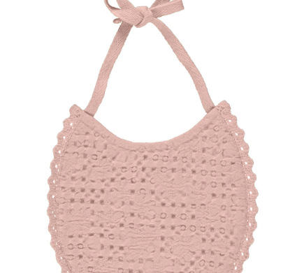 BEBE ORGANIC WAFFLE BIB (OS)