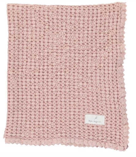 BEBE ORGANIC WAFFLE BLANKET (OS)