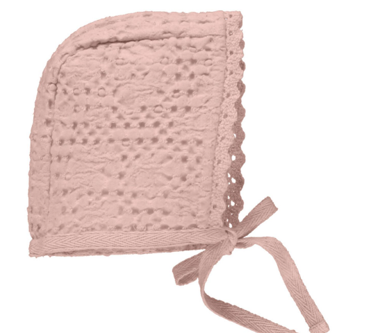 BEBE ORGANIC WAFFLE BONNET (NB-9M)