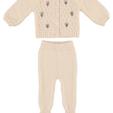 BEBE ORGANIC ROSINE BABY SET (3M-6M)