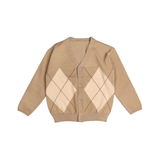 BELATI ARGYLE KNIT CARDIGAN (2-12Y)