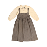 BELATI BIRD EMBROIDERED JUMPER W/SHIRT SET (2-12Y)