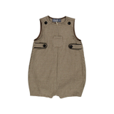 BELATI HOUNDSTOOTH SHORT OVERALL W/POCKET DETAIL (1-3Y)