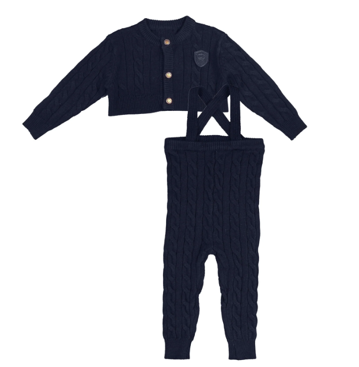 BELATI CABLE KNIT BABY 2PC SET (9M-3Y)