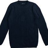 BELATI MOCKNECK CABLE KNIT TOP (2-18Y)