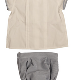 BELATI SHIRT W/TUCKS & BLOOMER SET (12M-2Y)