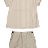 BELATI SHIRT W/TUCKS & SHORTS SET (2-5Y)