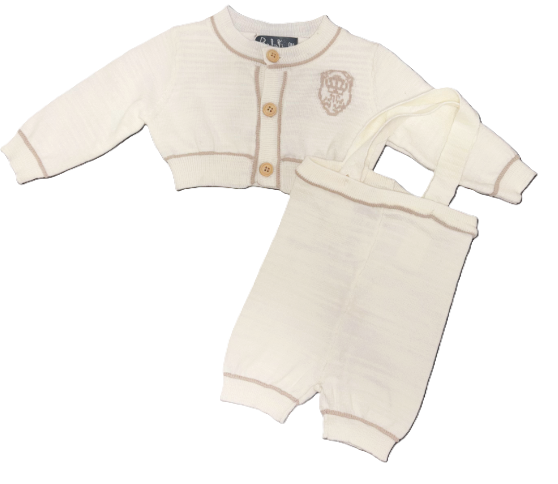 BELATI SLUB EMBLEM LONG BABY SET (9M-3Y)