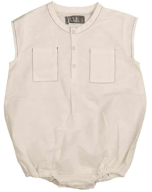 BELATI STITCH DETAIL BABY ROMPER (6M-2Y)