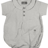 BELATI STRIPED SHIRT BABY ROMPER (6M-2Y)