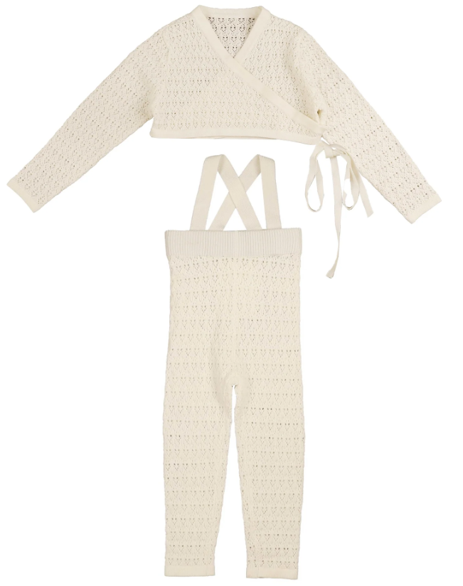 BELATI WRAP KNIT BABY SET (6M-2Y)