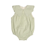 BELATI STRIPED SCALLOP COLLAR ROMPER(9M-2Y)