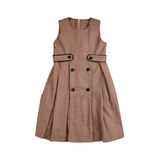 BELATI HOUNDSTOOTH JUMPER W/TAB WAIST (3-12Y)