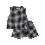 BENE BENE BABY DOU CHECK SET (12M-24M)