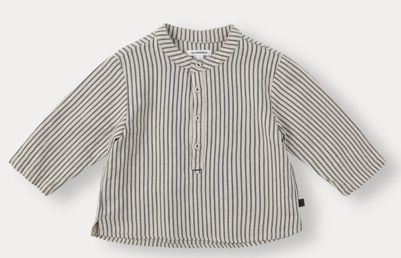 BENE BENE HERRING STRIPE SHIRT (3-8T)