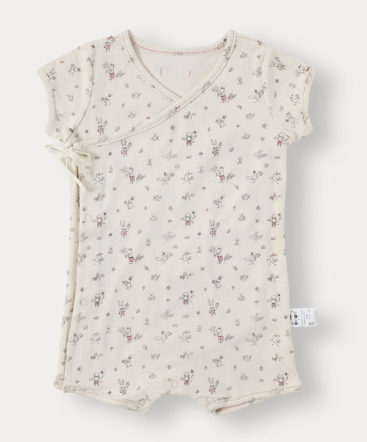 BENE BENE MINI ORGANIC NB ROMPER (6M-12M)