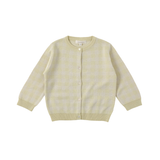 BENE BENE BABY CHECK KNIT CARDIGAN (12M-24M)