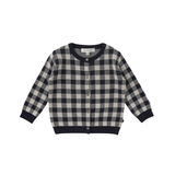 BENE BENE BABY CHECK KNIT CARDIGAN (12M-24M)