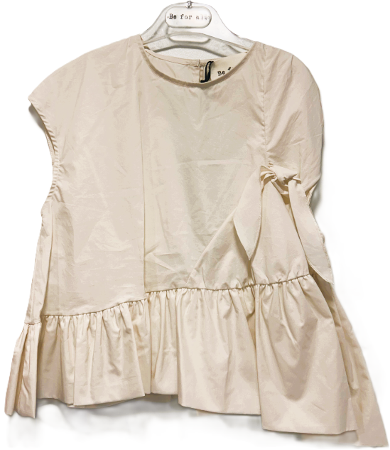 BE FOR ALL BASEBALL C-NECK BLOUSE (8-14A)