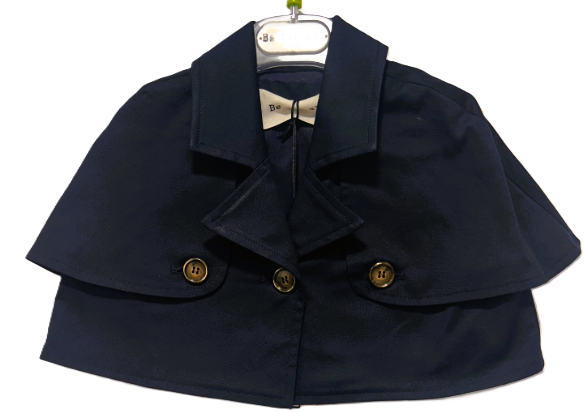 BE FOR ALL BASKET CAPE W/BUTTONS(2-14A)