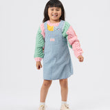 GOLDIE & ACE DENIM PINK POP PINAFORE (2-8Y)