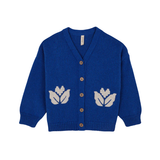 BIRINIT PETIT EMB KNIT FLORAL CARDIGAN (6M-3Y)
