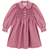 BIRINIT PETIT SMOCKED EMB DRESS (4-12Y)