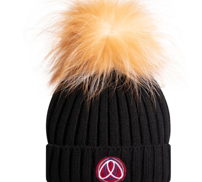 ELLABEE FOX FUR POM POM BEANIE (XS-M)
