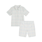 BLUMINT SUITOR COLLAR SHIRT W/SHORTS (18M-5Y)