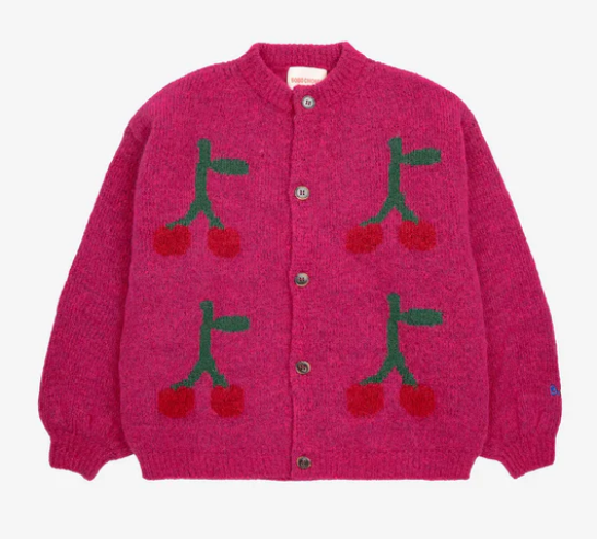 BOBO CHOSES CHERRY CARDIGAN (2-13Y)