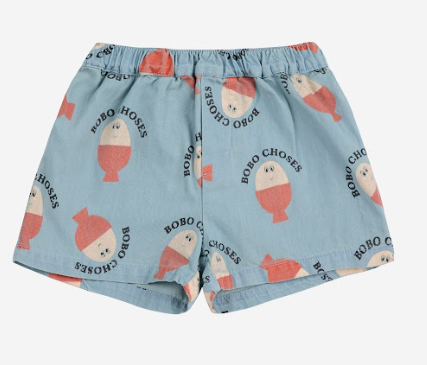 BOBO CHOSES EGG DENIM SHORTS (18M-24M)