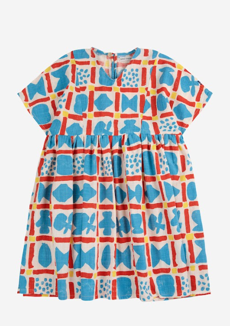 BOBO CHOSES GEMETRIC GAME WOVEN DRESS (2-11Y)