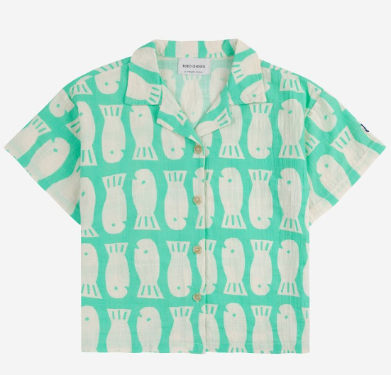 BOBO CHOSES LUCKY FISH SHIRT (2-5Y)
