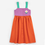 BOBO CHOSES PIXEL COLORBLOCK WOVEN DRESS (2-9Y)