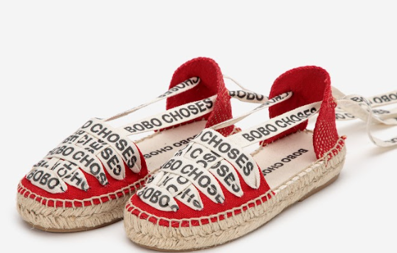 BOBO CHOSES RED ESPADRILLES SHOES(27-31)
