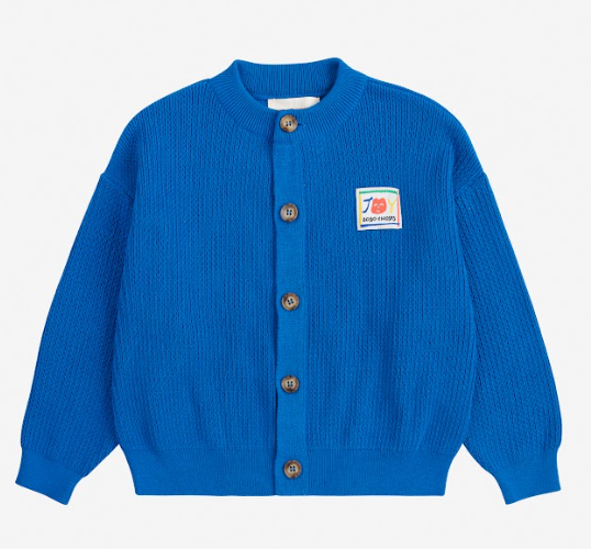 BOBO CHOSES SMILING OPEN WORK CARDIGAN (2-13Y)