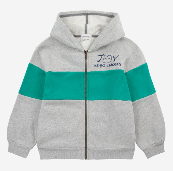 BOBO CHOSES SMILING ZIPPED HOODIE (2-11Y)