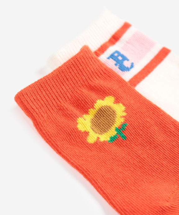 BOBO CHOSES SUNFLOWER SHORT SOCKS (17-22)