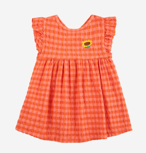 BOBO CHOSES VICHY WOVEN DRESS (12M-24M)