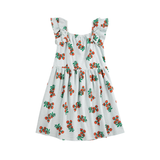 BOBO CHOSES TOMATOES RUFFLED DRESS (2-9Y)